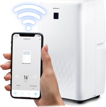 Laden Sie das Bild in den Galerie-Viewer, Mobile Klimaanlage für große Räume, Hallen, Büros. 14000 BTU, R290. Farbe: Weiß