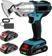 Laden Sie das Bild in den Galerie-Viewer, Akku-Blechschere Akkuschere, elektrische Blechschneider. Der Metallschneider! Inkl. 2x Akkus