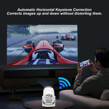 Laden Sie das Bild in den Galerie-Viewer, Mini-Beamer rundes Gehäuse, 4K UHD Heimkino Projektor LCD 5G WiFi Bluetooth Taschenkino für Iphone und Android (Kopie)