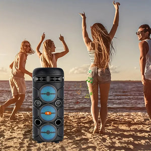 Kabelloser Lautsprecher mit Subwoofer. Ob Pop oder Klassik. Toller Klang!