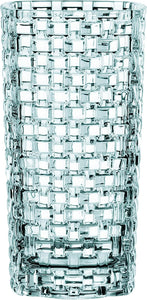 Schwere Vase Nova aus Glas, ca. 28 cm Höhe. Kristallglas.