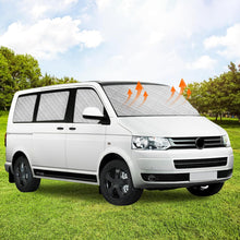 Laden Sie das Bild in den Galerie-Viewer, Sonnenschutz Perfekter Schutz 8-teilig für Ihren Volkswagen Bus VW T5 oder T6