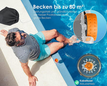 Laden Sie das Bild in den Galerie-Viewer, Pool-Roboter mit Akku-Betrieb für die totale Schwimmbad - Reinigung.