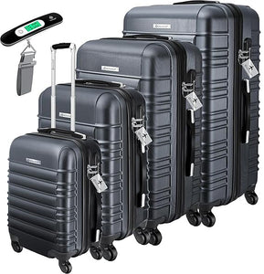 Kofferset 4-teilig komplett. Hartschalenkoffer. Reisekoffer. Komplettset. 4 Größen.