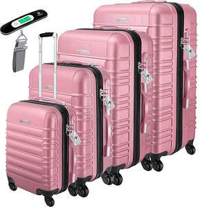 Kofferset 4-teilig komplett. Hartschalenkoffer. Reisekoffer. Komplettset. 4 Größen.