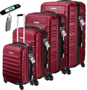 Kofferset 4-teilig komplett. Hartschalenkoffer. Reisekoffer. Komplettset. 4 Größen.