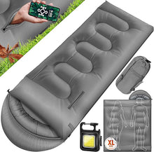 Laden Sie das Bild in den Galerie-Viewer, Wasserdichter Mumienschlafsack für Camping &amp; Outdoor – Vielseitig als Deckenschlafsack nutzbar