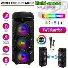 Laden Sie das Bild in den Galerie-Viewer, Kabelloser Lautsprecher mit Subwoofer. Ob Pop oder Klassik. Toller Klang!