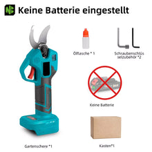 Laden Sie das Bild in den Galerie-Viewer, Automatische Akku Gartenschere Astschneider Rebschere Astschere Strauchschere. Inkl. 2 x Li-Ionen-Akku und Ladegerät.