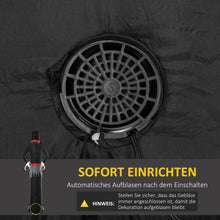 Laden Sie das Bild in den Galerie-Viewer, Aufblasbare Halloween-Dekoration – Aufblasbarer Halloween-Geist mit Hut, 306 cm