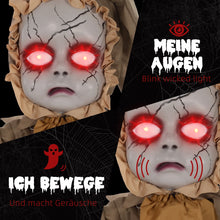 Laden Sie das Bild in den Galerie-Viewer, Halloween animierte Geisterpuppe 160 cm mit Spezialeffekten und Soundfunktion