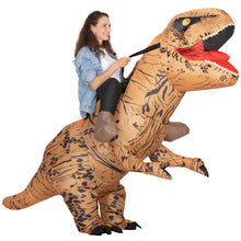 Laden Sie das Bild in den Galerie-Viewer, Aufblasbares Dinosaurier-Kostüm für Erwachsene, 210 lang, 170 cm hoch