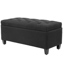 Laden Sie das Bild in den Galerie-Viewer, Sitzbank Polsterbank mit Stauraum Truhenbank Flur Schlafzimmer Wohnzimmer, diverse Farben. 100 x 40 x 44 cm