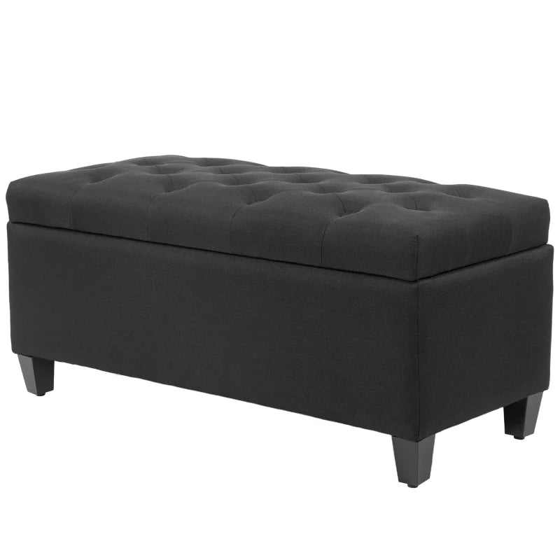 Sitzbank Polsterbank mit Stauraum Truhenbank Flur Schlafzimmer Wohnzimmer, diverse Farben. 100 x 40 x 44 cm