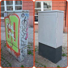 Laden Sie das Bild in den Galerie-Viewer, 12x 400 ml Dose Premium RAL7016 lack Anthrazit dunkelgrau Stromkasten Verteilerkasten Lackspray 400ml (12,15 € / Liter)