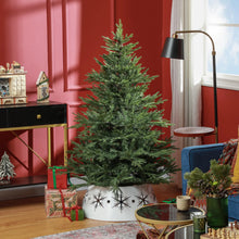 Laden Sie das Bild in den Galerie-Viewer, Künstlicher Weihnachtsbaum – 1,5 m, realistisches Aussehen, Schnellaufbau, inkl. Ständer, flammhemmend