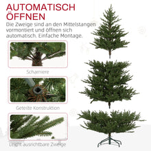 Laden Sie das Bild in den Galerie-Viewer, Künstlicher Weihnachtsbaum – 1,8 m, realistisches Aussehen, feuersicherer Kunststoff