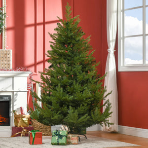 Künstlicher Weihnachtsbaum – 1,8 m, realistisches Aussehen, schneller Aufbau