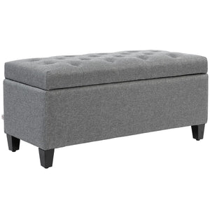 Sitzbank Polsterbank mit Stauraum Truhenbank Flur Schlafzimmer Wohnzimmer, diverse Farben. 100 x 40 x 44 cm
