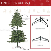 Laden Sie das Bild in den Galerie-Viewer, Künstlicher Weihnachtsbaum – 1,5 m mit realistischer Tannenform
