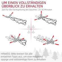 Laden Sie das Bild in den Galerie-Viewer, Künstlicher Weihnachtsbaum – 1,8 m, mit Kunstschnee, realistische Optik, schlankes Design, flammhemmend