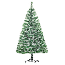Laden Sie das Bild in den Galerie-Viewer, Künstlicher Weihnachtsbaum – 1,5 m, winterlicher Look, PET-Material, flammhemmend