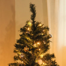 Laden Sie das Bild in den Galerie-Viewer, Künstlicher Weihnachtsbaum – 1,5 m mit LED-Lichtern und Deko