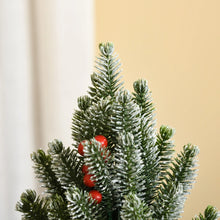 Laden Sie das Bild in den Galerie-Viewer, Mini-Weihnachtsbaum – 50 cm mit Tannenzapfen, roten Beeren und Übertopf