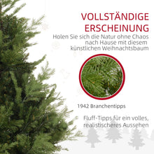 Laden Sie das Bild in den Galerie-Viewer, Künstlicher Weihnachtsbaum – 1,8 m, realistisches Aussehen, schneller Aufbau