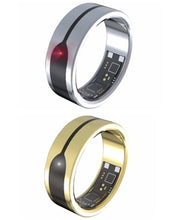 Laden Sie das Bild in den Galerie-Viewer, Neuestes High-Tech Produkt: Fingerring-Fitness-Tracker in Gold oder Silber: Stilvolle Gesundheitsüberwachung.