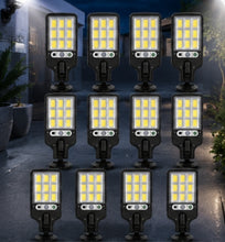 Laden Sie das Bild in den Galerie-Viewer, Solar-LED-Wandlampen (4-8-12er Set) mit Bewegungsmelder. Solarleuchten für Außen mit Bewegungsmelder – wetterfest &amp; kabellos
