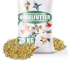 Laden Sie das Bild in den Galerie-Viewer, Vogelfutter Vier Jahreszeiten unverzichtbares Streufutter Wildvogelfutter Premium 25kg