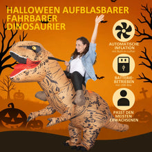 Laden Sie das Bild in den Galerie-Viewer, Aufblasbares Dinosaurier-Kostüm für Erwachsene, 210 lang, 170 cm hoch
