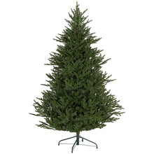 Laden Sie das Bild in den Galerie-Viewer, Künstlicher Weihnachtsbaum – 1,8 m, realistisches Aussehen, feuersicherer Kunststoff