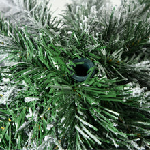 Laden Sie das Bild in den Galerie-Viewer, Künstlicher Weihnachtsbaum – 1,8 m, mit Kunstschnee, realistische Optik, schlankes Design, flammhemmend
