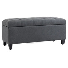 Laden Sie das Bild in den Galerie-Viewer, Sitzbank Polsterbank mit Stauraum Truhenbank Flur Schlafzimmer Wohnzimmer, diverse Farben. 100 x 40 x 44 cm