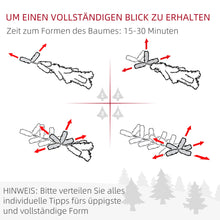Laden Sie das Bild in den Galerie-Viewer, Künstlicher Weihnachtsbaum – 1,8 m, realistisches Aussehen, schneller Aufbau