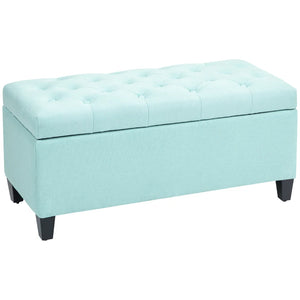 Sitzbank Polsterbank mit Stauraum Truhenbank Flur Schlafzimmer Wohnzimmer, diverse Farben. 100 x 40 x 44 cm