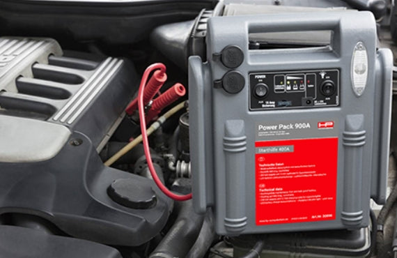 5 in 1 Produkt : Powerbank - Starthilfe - Kompressor - 12 V Anschluss –  Notfallrucksack
