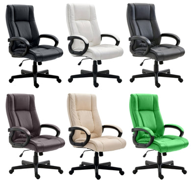 Leder Bürostuhl SQUART 6 Farben lieferbar. Bis 140 kg belastbar.