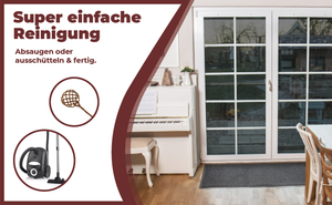 Schmutzfangmatte Sauberlaufteppich taupe, 60x90 / 90x150 / 120x180 cm