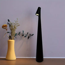 Laden Sie das Bild in den Galerie-Viewer, Moderne, kabellose 45 cm hohe LED-Tischlampe mit Touch-Steuerung