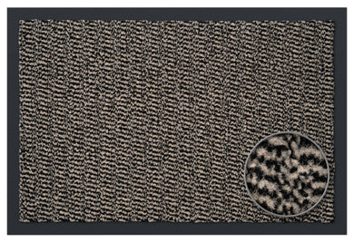 Schmutzfangmatte Sauberlaufteppich beige-schwarz, 60x90 / 90x150 / 120x180 cm