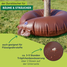 Laden Sie das Bild in den Galerie-Viewer, Bewässerungsring 56 Liter, Baumbewässerungsbeutel, automatisches Bewässerungssystem, Baumbeutel, Gießsack für Bäume, 80 x 80 x 20 cm