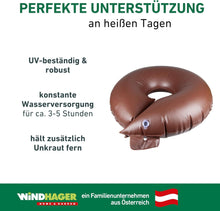 Laden Sie das Bild in den Galerie-Viewer, Bewässerungsring 56 Liter, Baumbewässerungsbeutel, automatisches Bewässerungssystem, Baumbeutel, Gießsack für Bäume, 80 x 80 x 20 cm