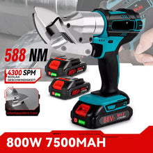 Laden Sie das Bild in den Galerie-Viewer, Akku-Blechschere Akkuschere, elektrische Blechschneider. Der Metallschneider! Inkl. 2x Akkus