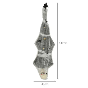 Lebensgroße Halloween-Mumie, Soundfunktion, mit Bewegungssensor und LED-Lichtern,  170 cm
