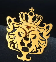 Laden Sie das Bild in den Galerie-Viewer, Brosche individualisiert. Gold. Ca. 4 cm Breite. Gefertigt nach Ihrem Firmenlogo oder Text. Wir setzen es für Sie um!
