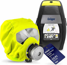 Laden Sie das Bild in den Galerie-Viewer, Dräger PARAT 5500 Brand-Fluchthaube mit CO-P2-Filter