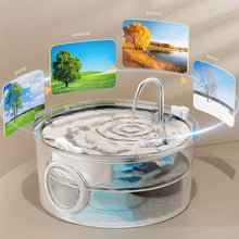 Laden Sie das Bild in den Galerie-Viewer, Hundebrunnen Edelstahl Wasserbrunnen 7 Liter besonders groß. Dauerhaft sauber und hygienisch.
